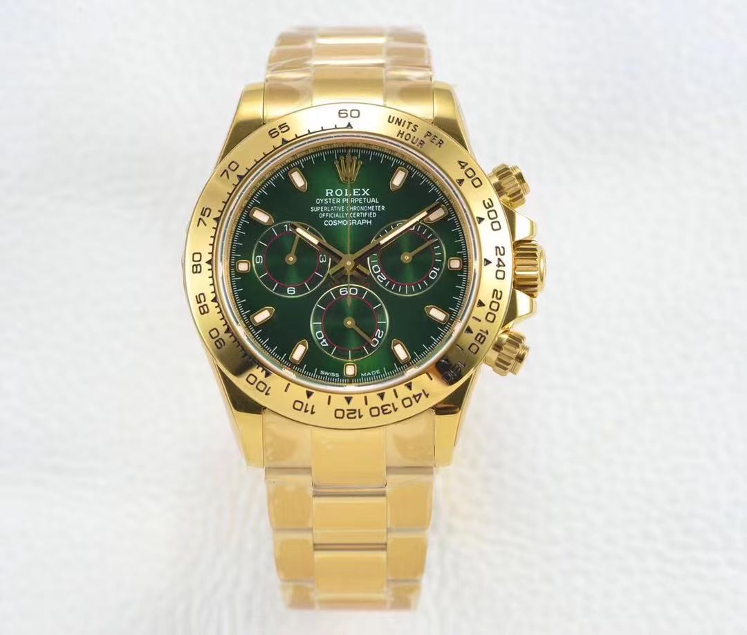 brand Rolex Cosmograph Daytona Green Dial Watch 116508-0013 luxury watch for sale – NeveReL
