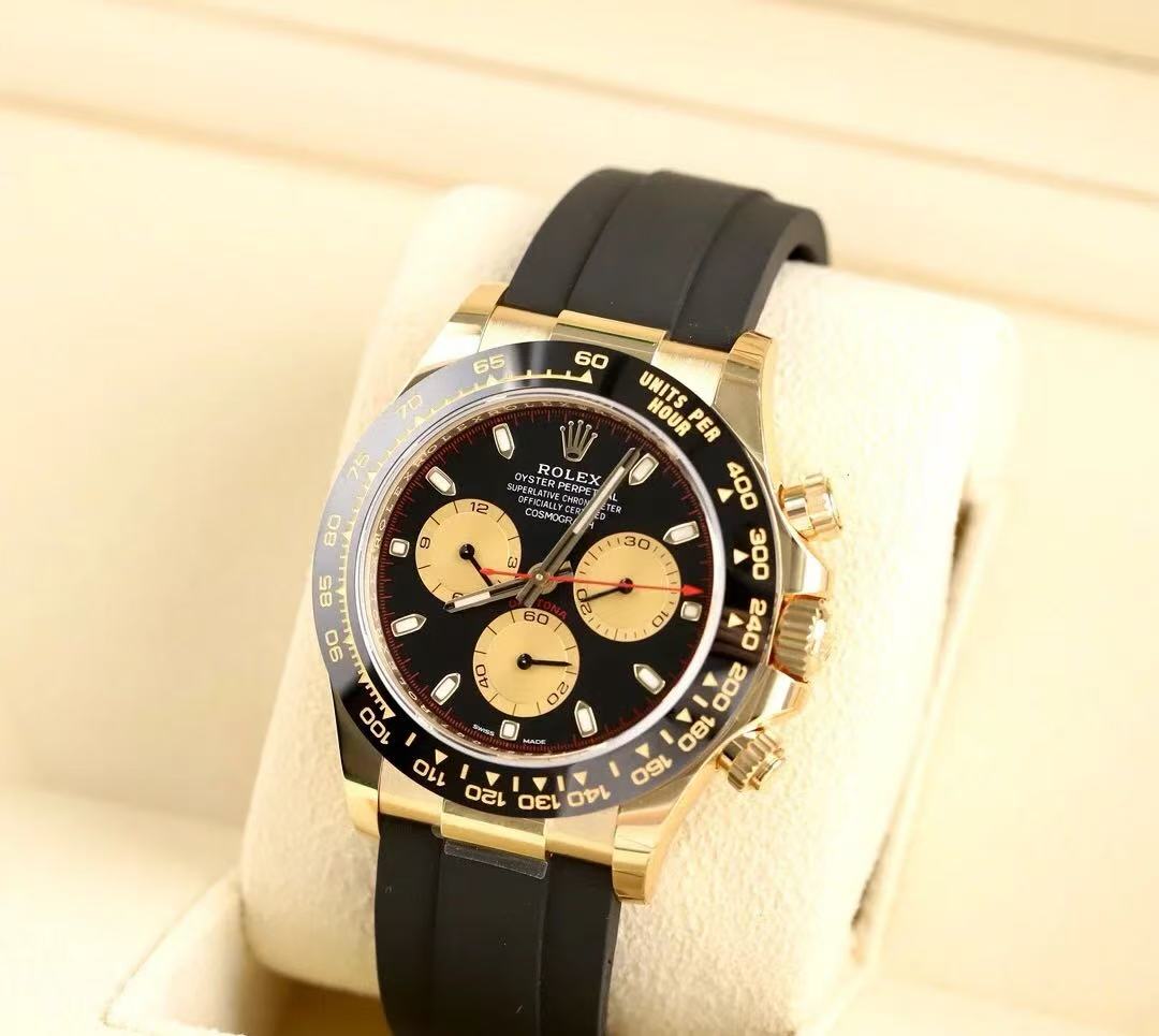 brand Rolex Cosmograph Daytona M116518LN-0047 Black/Rubber Ø40mm luxury watch for sale – NeveReL