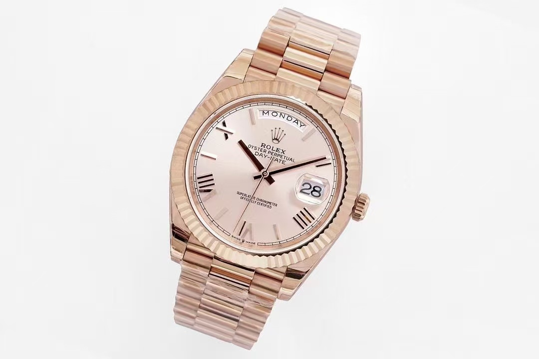 brand Rolex Day-Date 40 228235-0004 rose gold pink 40mm luxury watch for sale – NeveReL