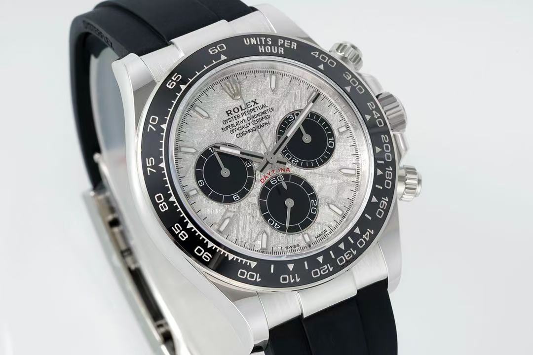 brand Rolex Daytona White Gold Steel Dial Oysterflex Strap m126519ln-0002 luxury watch for sale – NeveReL