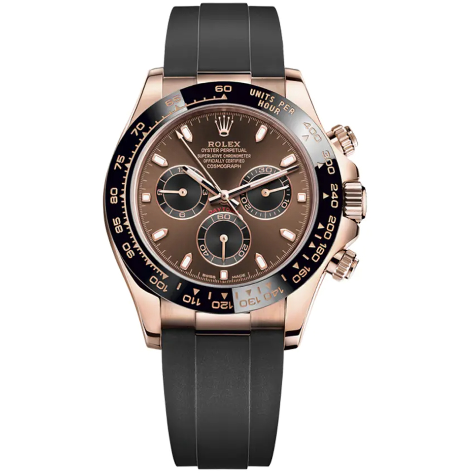 brand Rolex Cosmograph Daytona Everose Gold Oysterflex M116515LN-0041 luxury watch for sale – NeveReL