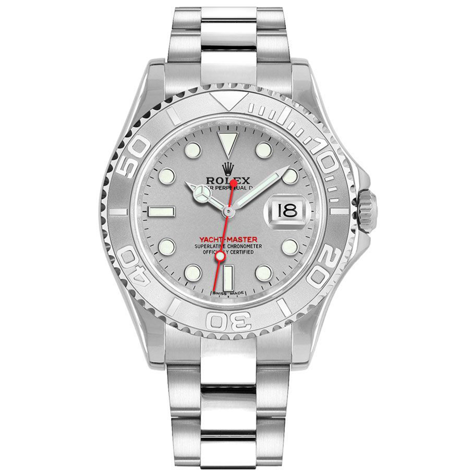 brand Rolex Yacht Master 1 Pure Silver ( Black & White Dial ) Stainless Steel 40mm luxury watch for sale – NeveReL