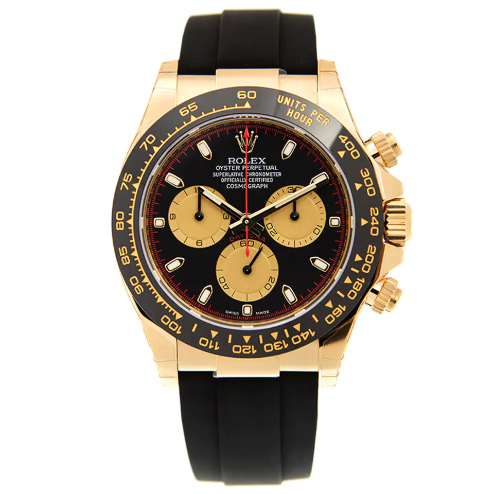 brand Rolex Cosmograph Daytona M116518LN-0047 Black/Rubber Ø40mm luxury watch for sale – NeveReL
