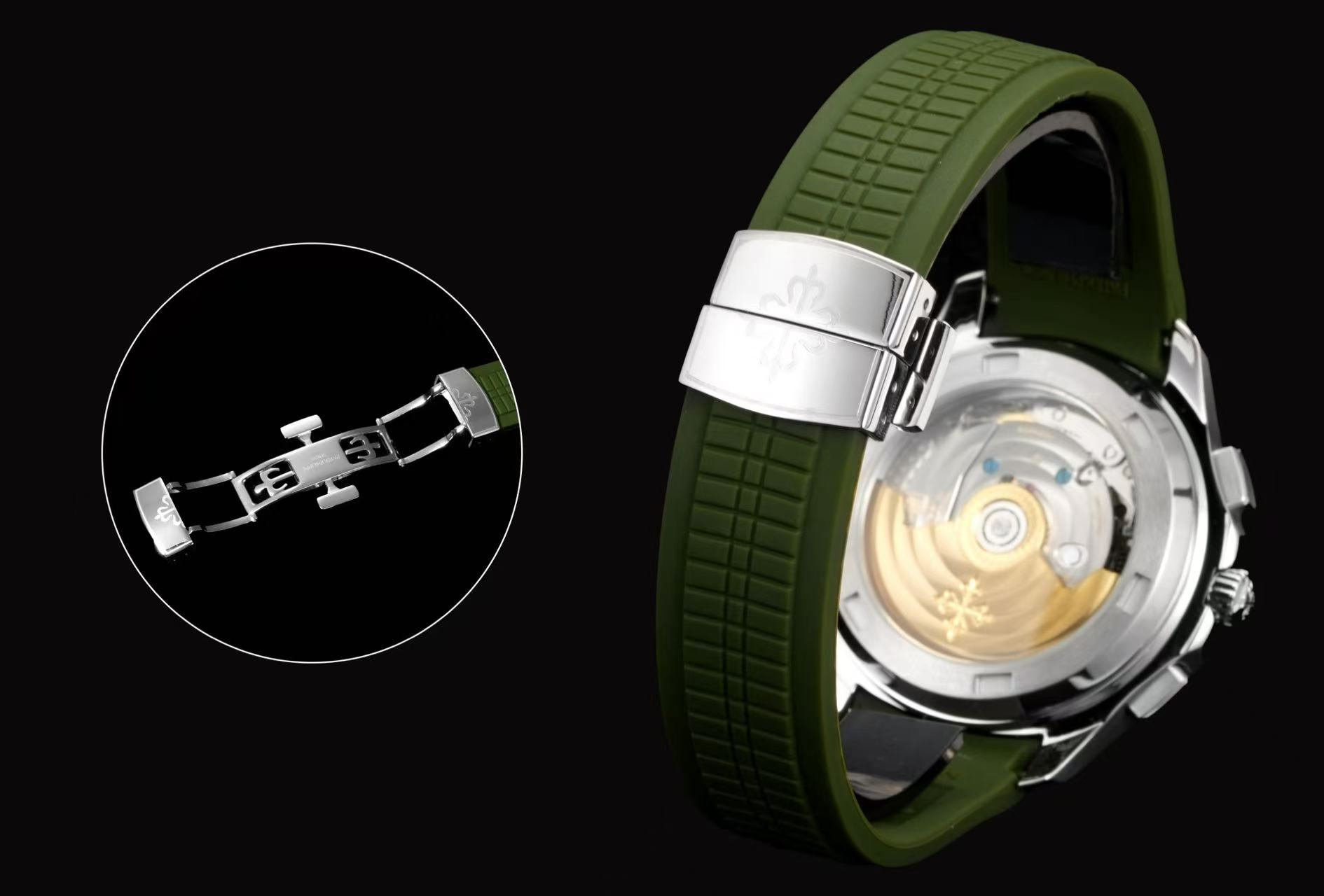 brand Patek Philippe Aquanaut Khaki Green 5968G-010 Top Swiss movement luxury watch for sale – NeveReL