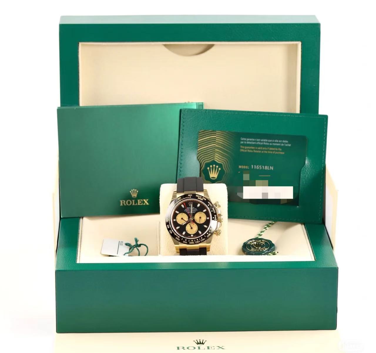 brand Rolex Cosmograph Daytona M116518LN-0047 Black/Rubber Ø40mm luxury watch for sale – NeveReL