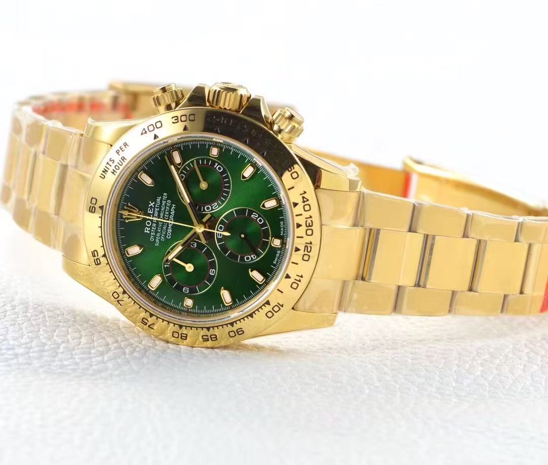 brand Rolex Cosmograph Daytona Green Dial Watch 116508-0013 luxury watch for sale – NeveReL