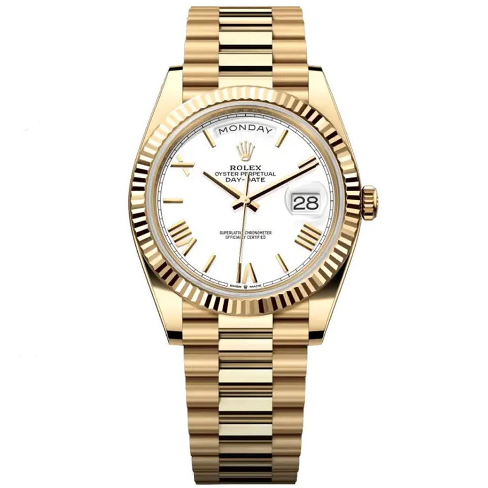 brand Rolex 228238-0042 DAY-DATE 40MM PRESIDENT ROMAN DIAL luxury watch for sale – NeveReL