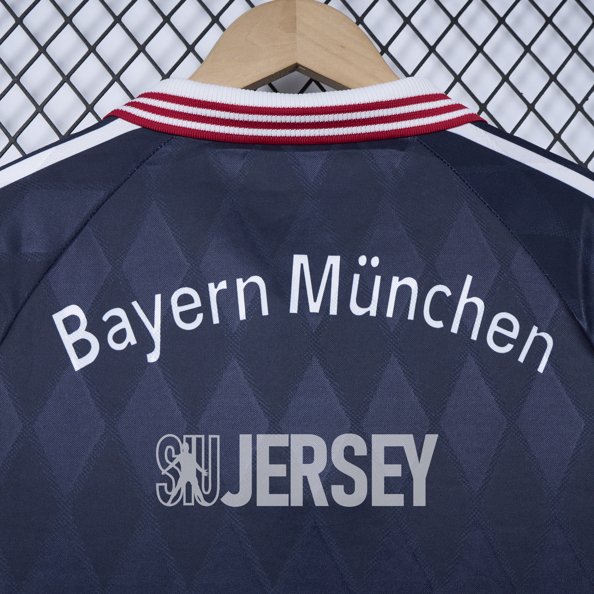 SIUjerseys-Retro Bayern Munich 1997-99 Home Long Jersey