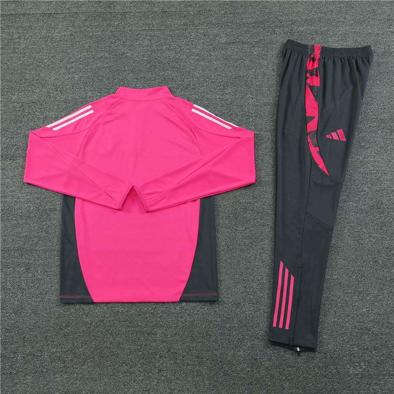 SIUjerseys-Germany 2024 Long Sleeve Training Set - Pink With Gray