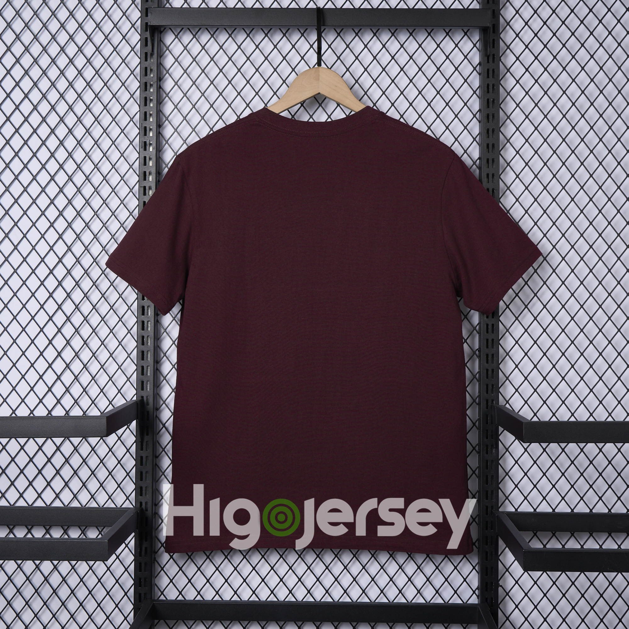 Higojerseys-Barcelona 24-25 Red Big LOGO T-Shirt