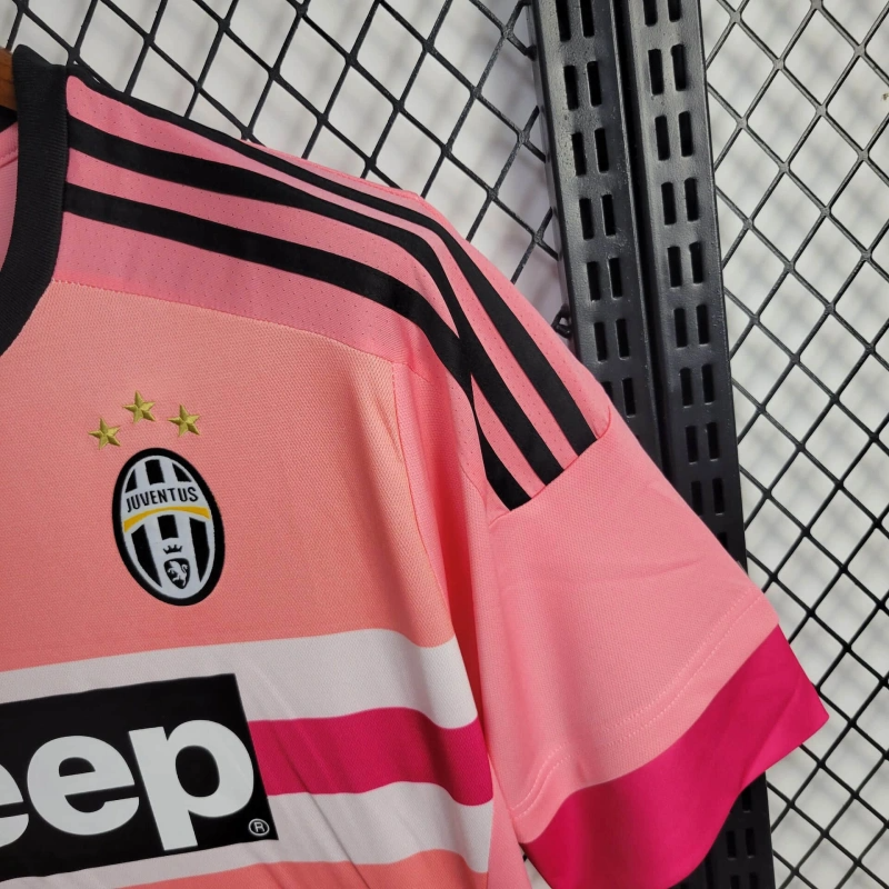 ManixJersey.com | Retro Juventus 2015-16 Away Stadium Jersey -Customize Name, Number and Patch | Worldwide Shipping