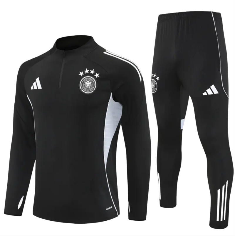 25-26 Germany kids long-sleeved half-pull training suit kit: Ajax 24-25 Home Stadium Jersey - Fans Version : Adidas luxuryfootballshirts.com: https://www.luxuryfootballshirts.com/