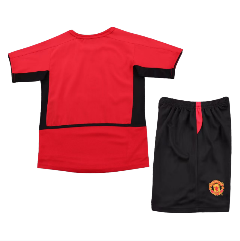 02-04 kids kit Manchester United home soccer jersey-Retro version: Ajax 24-25 Home Stadium Jersey - Fans Version : Adidas luxuryfootballshirts.com: https://www.luxuryfootballshirts.com/