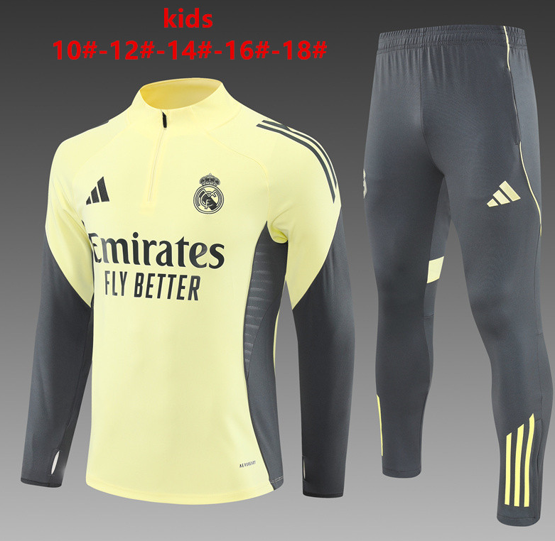 25-26 Real Madrid kids long-sleeved half-pull training suit kit: Ajax 24-25 Home Stadium Jersey - Fans Version : Adidas luxuryfootballshirts.com: https://www.luxuryfootballshirts.com/