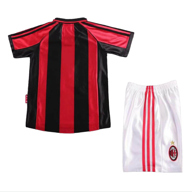 98-99 kids kit AC Milan home soccer jersey-Retro version: Ajax 24-25 Home Stadium Jersey - Fans Version : Adidas luxuryfootballshirts.com: https://www.luxuryfootballshirts.com/