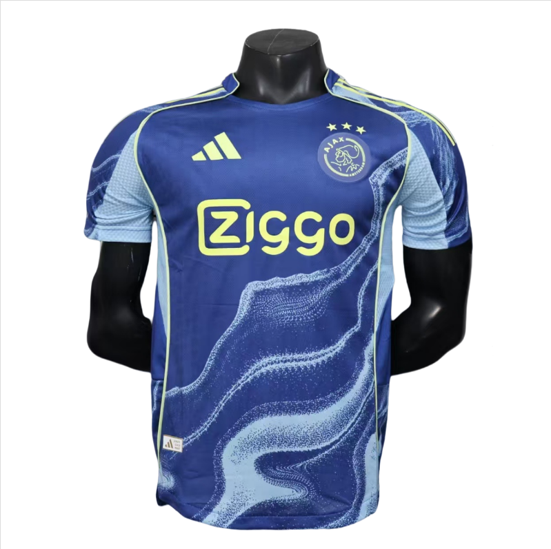 25-26 Ajax Away soccer jersey-Player Version: Ajax 24-25 Home Stadium Jersey - Fans Version : Adidas luxuryfootballshirts.com: https://www.luxuryfootballshirts.com/