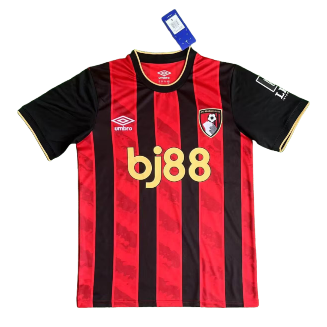 25-26 Bournemouth home soccer jersey -Fans Version: Ajax 24-25 Home Stadium Jersey - Fans Version : Adidas luxuryfootballshirts.com: https://www.luxuryfootballshirts.com/
