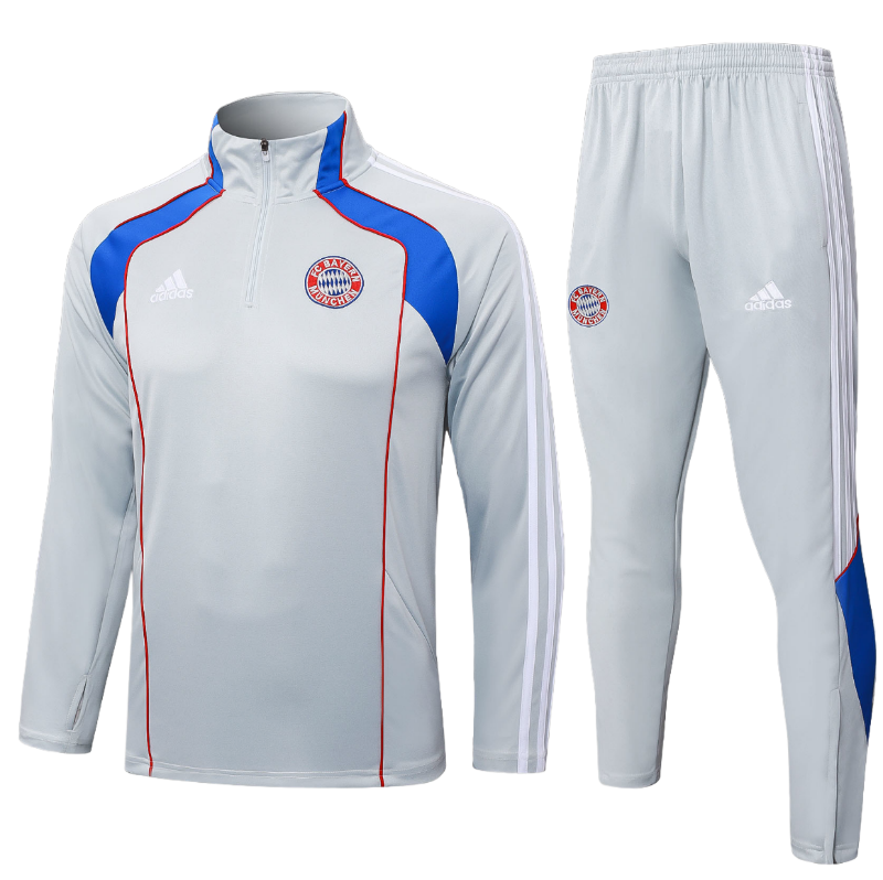 25-26 Bayern Munich kids long-sleeved half-pull training suit kit: Ajax 24-25 Home Stadium Jersey - Fans Version : Adidas luxuryfootballshirts.com: https://www.luxuryfootballshirts.com/