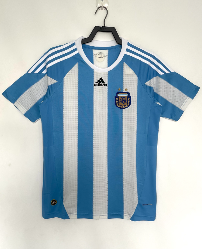 2010 Argentina Home soccer jersey-Retro version: Ajax 24-25 Home Stadium Jersey - Fans Version : Adidas luxuryfootballshirts.com: https://www.luxuryfootballshirts.com/