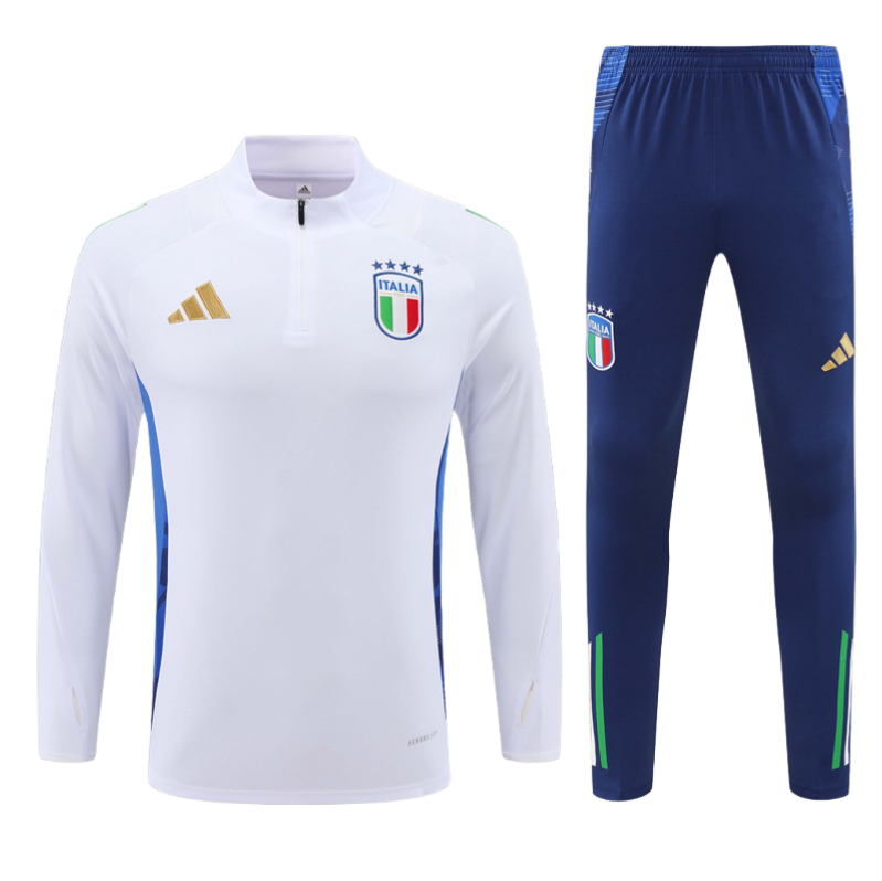 24-25 Italy adult long-sleeved half-pull training suit kit: Ajax 24-25 Home Stadium Jersey - Fans Version : Adidas luxuryfootballshirts.com: https://www.luxuryfootballshirts.com/