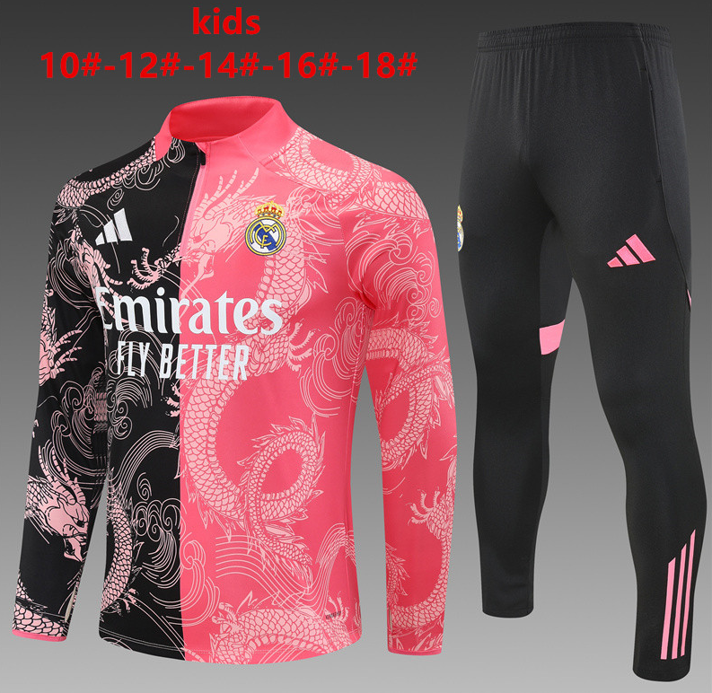 25-26 Real Madrid kids long-sleeved half-pull training suit kit Special Edition: Ajax 24-25 Home Stadium Jersey - Fans Version : Adidas luxuryfootballshirts.com: https://www.luxuryfootballshirts.com/