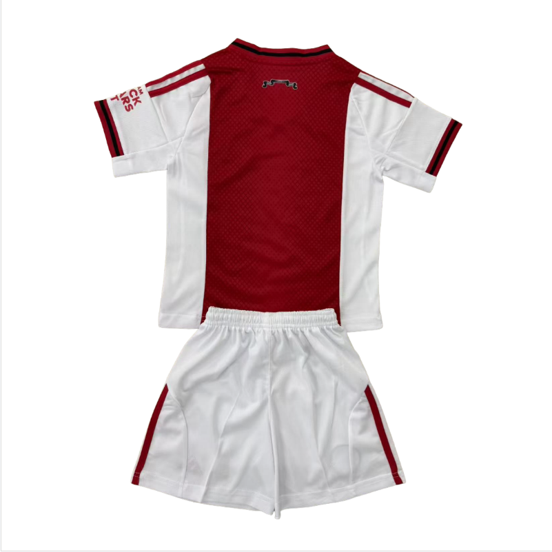 25-26 kids kit Ajax Home soccer jersey-Fans Version: Ajax 24-25 Home Stadium Jersey - Fans Version : Adidas luxuryfootballshirts.com: https://www.luxuryfootballshirts.com/