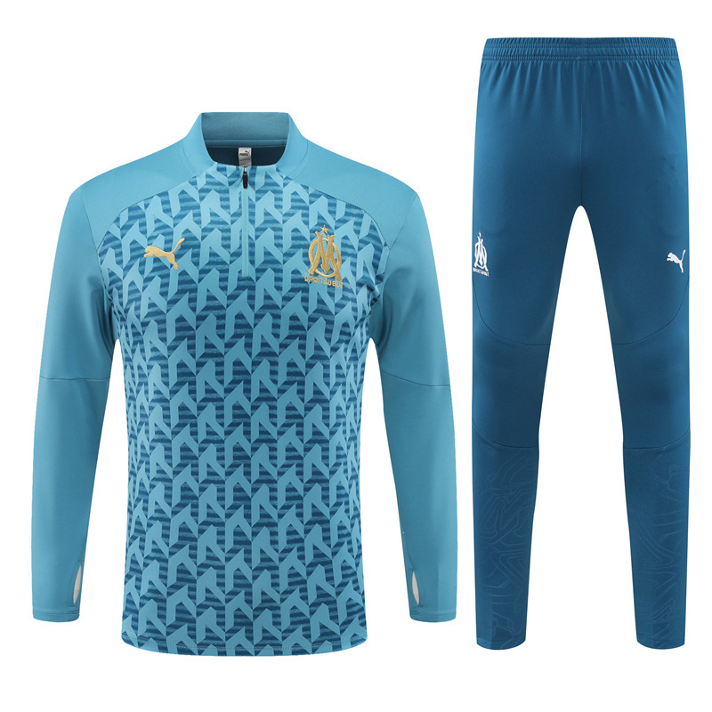 24-25 Marseille adult long-sleeved half-pull training suit kit: Ajax 24-25 Home Stadium Jersey - Fans Version : Adidas luxuryfootballshirts.com: https://www.luxuryfootballshirts.com/