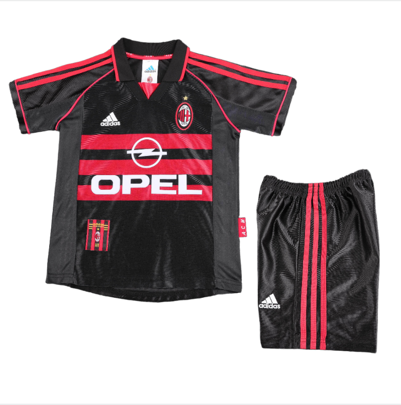 98-99 kids kit AC Milan Second Away soccer jersey-Retro version: Ajax 24-25 Home Stadium Jersey - Fans Version : Adidas luxuryfootballshirts.com: https://www.luxuryfootballshirts.com/