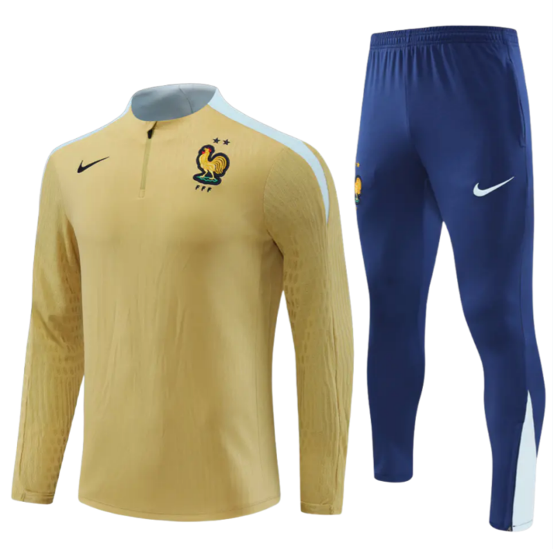 24-25 France kids long-sleeved half-pull training suit kit: Ajax 24-25 Home Stadium Jersey - Fans Version : Adidas luxuryfootballshirts.com: https://www.luxuryfootballshirts.com/