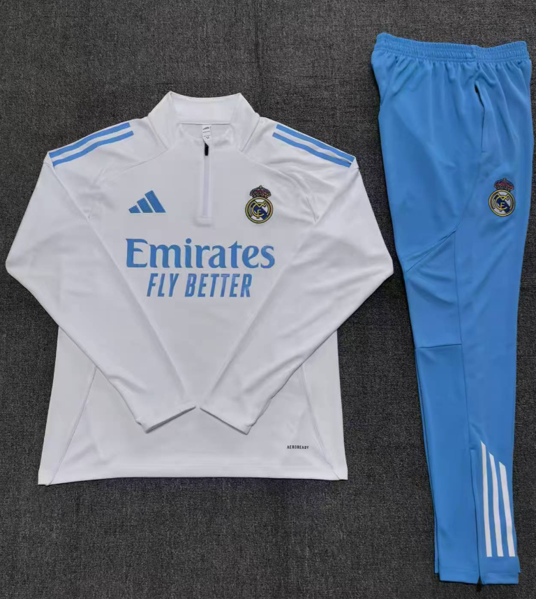 25-26 Real Madrid kids long-sleeved half-pull training suit kit: Ajax 24-25 Home Stadium Jersey - Fans Version : Adidas luxuryfootballshirts.com: https://www.luxuryfootballshirts.com/