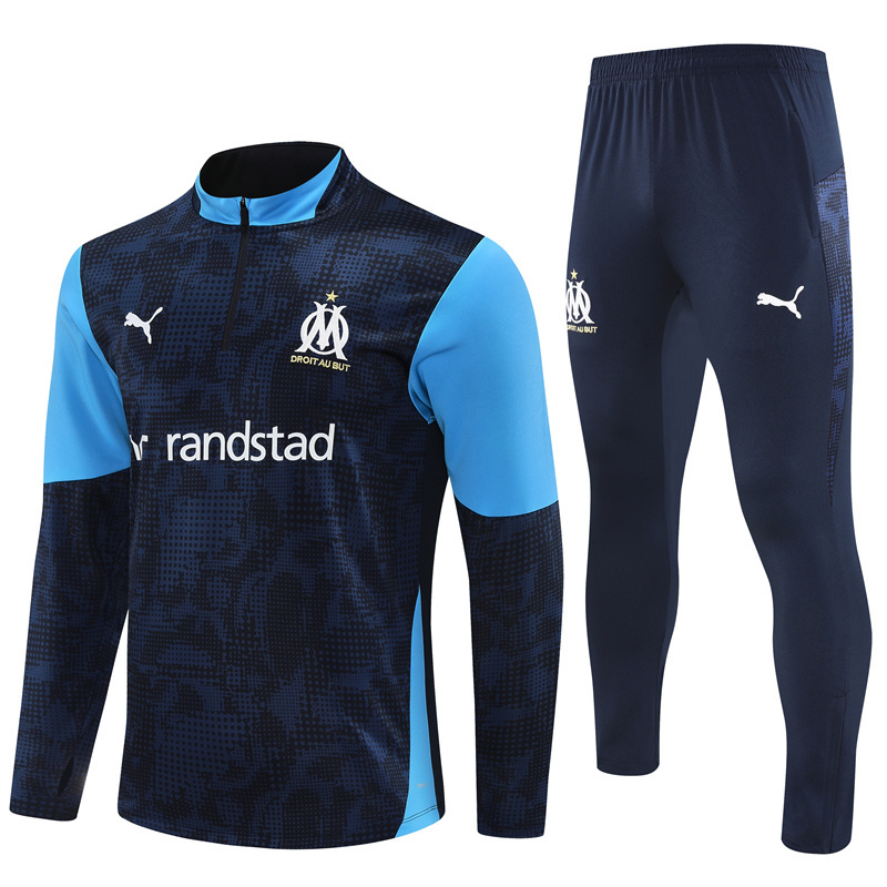 25-26 Marseille adult long-sleeved half-pull training suit kit: Ajax 24-25 Home Stadium Jersey - Fans Version : Adidas luxuryfootballshirts.com: https://www.luxuryfootballshirts.com/