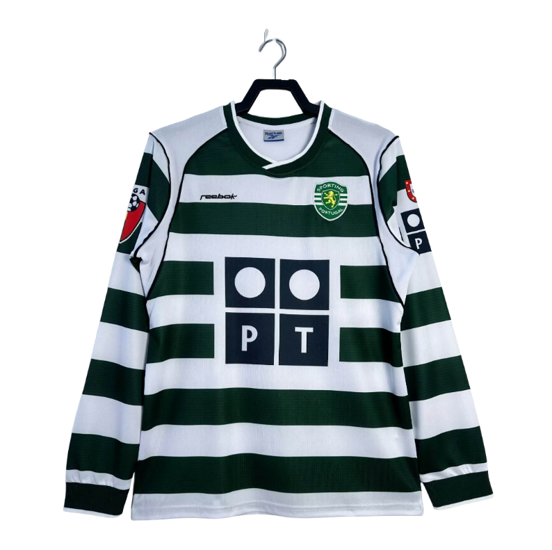 03-04 Sporting Lisbon home long sleeves soccer jersey-Retro version: Ajax 24-25 Home Stadium Jersey - Fans Version mysite: Adidas luxuryfootballshirts.com: https://www.luxuryfootballshirts.com/