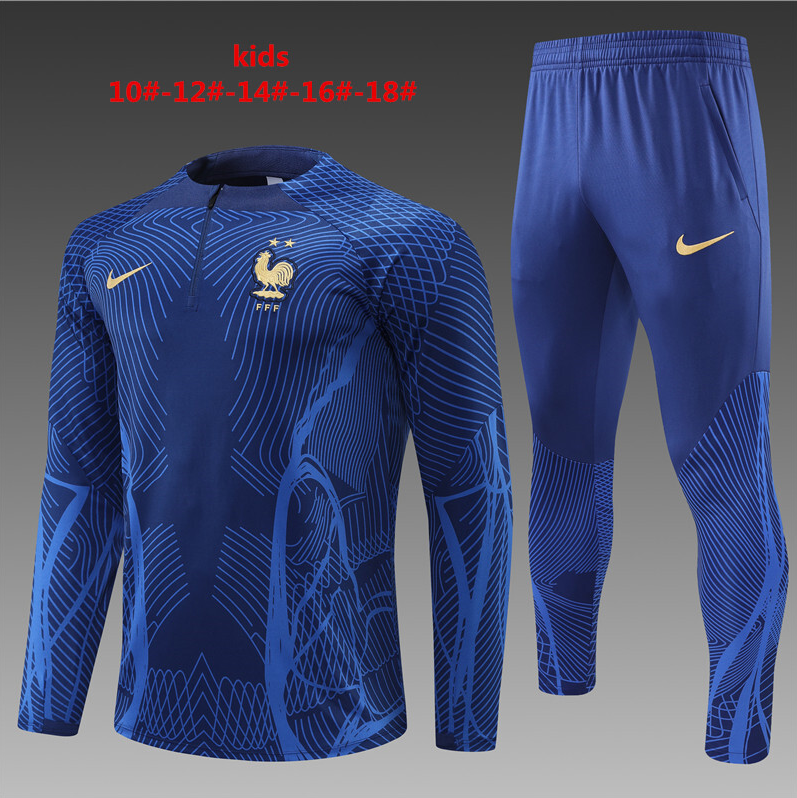 22-23 France kids long-sleeved half-pull training suit kit: Ajax 24-25 Home Stadium Jersey - Fans Version : Adidas luxuryfootballshirts.com: https://www.luxuryfootballshirts.com/