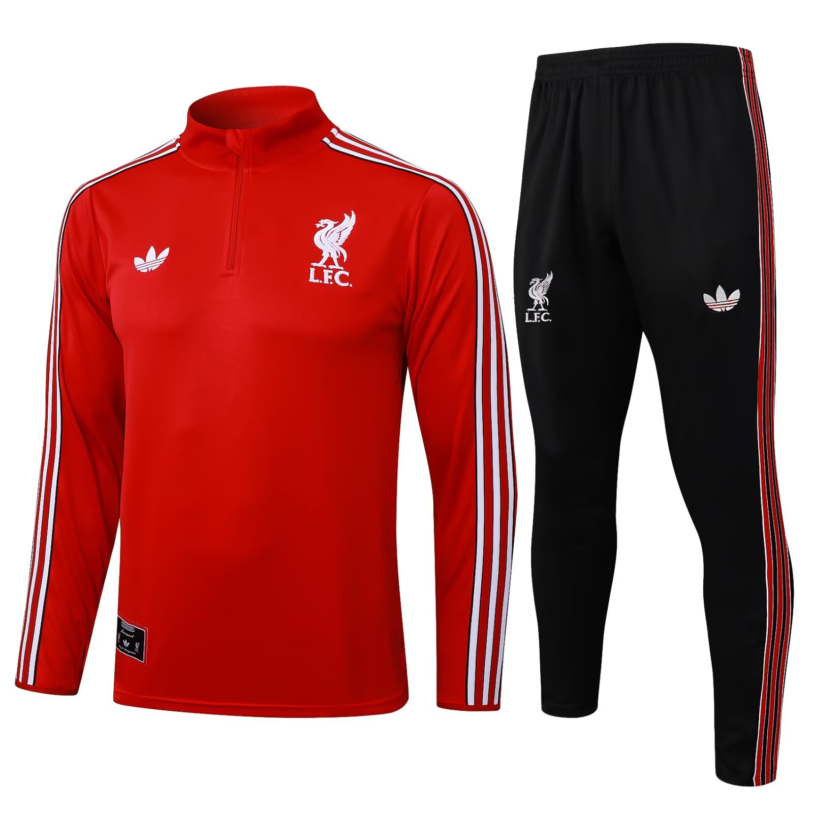 25-26 Liverpool adult long-sleeved half-pull training suit kit: Ajax 24-25 Home Stadium Jersey - Fans Version : Adidas luxuryfootballshirts.com: https://www.luxuryfootballshirts.com/