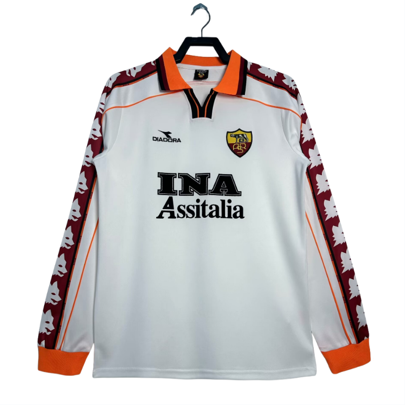 98-99 Roma Away soccer jersey - Long Sleeve Retro version: Ajax 24-25 Home Stadium Jersey - Fans Version : Adidas luxuryfootballshirts.com: https://www.luxuryfootballshirts.com/