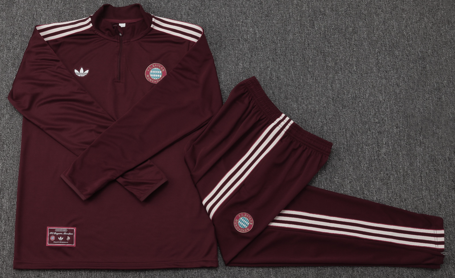 25-26 Bayern Munich adult long-sleeved half-pull training suit kit: Ajax 24-25 Home Stadium Jersey - Fans Version : Adidas luxuryfootballshirts.com: https://www.luxuryfootballshirts.com/