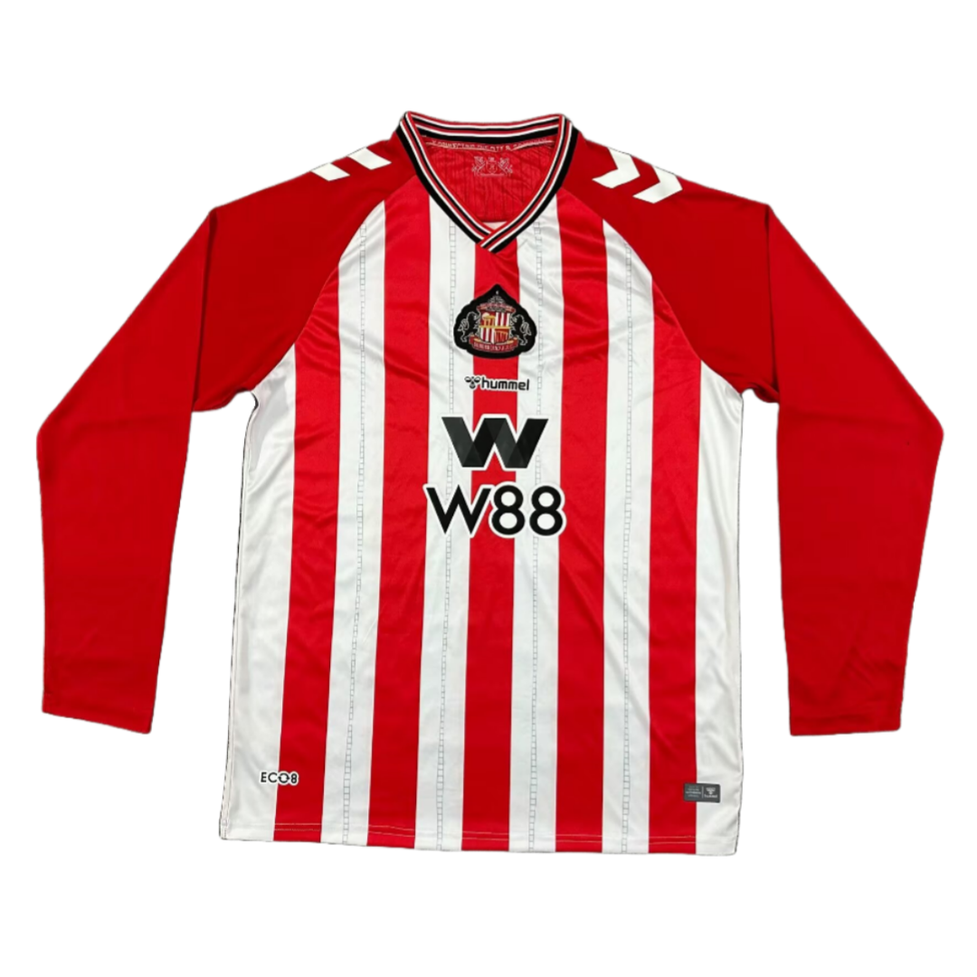 25-26 long sleeves Sunderland home soccer jersey -Fans Version: Ajax 24-25 Home Stadium Jersey - Fans Version : Adidas luxuryfootballshirts.com: https://www.luxuryfootballshirts.com/