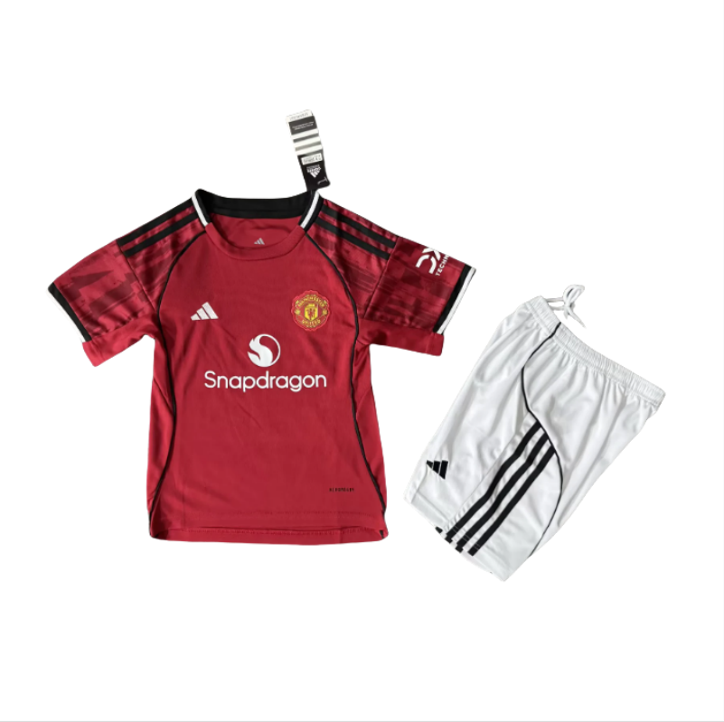25-26 Kids Manchester United Home Soccer Jersey - fans Version: Ajax 24-25 Home Stadium Jersey - Fans Version : Adidas luxuryfootballshirts.com: https://www.luxuryfootballshirts.com/