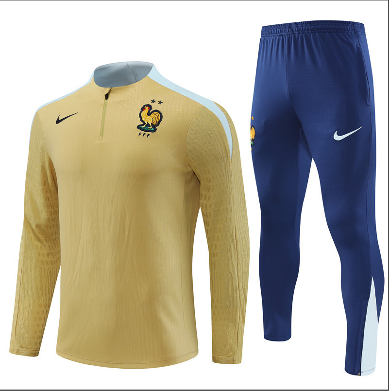 24-25 France adult long-sleeved half-pull training suit kit: Ajax 24-25 Home Stadium Jersey - Fans Version : Adidas luxuryfootballshirts.com: https://www.luxuryfootballshirts.com/