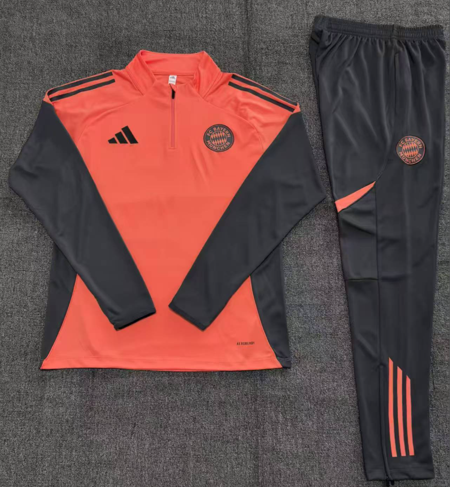 25-26 Bayern Munich kids long-sleeved half-pull training suit kit: Ajax 24-25 Home Stadium Jersey - Fans Version : Adidas luxuryfootballshirts.com: https://www.luxuryfootballshirts.com/