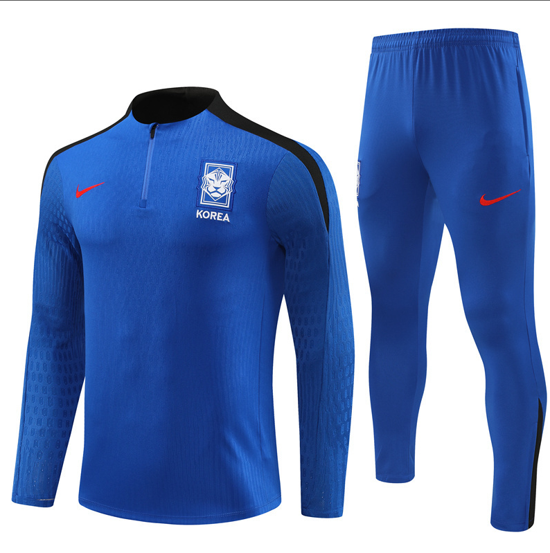24-25 South Kored adult long-sleeved half-pull training suit kit: Ajax 24-25 Home Stadium Jersey - Fans Version : Adidas luxuryfootballshirts.com: https://www.luxuryfootballshirts.com/