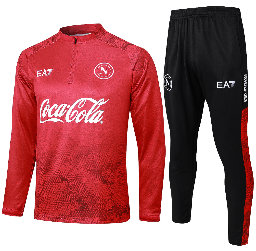24-25 Napoli adult long-sleeved half-pull training suit kit: Ajax 24-25 Home Stadium Jersey - Fans Version : Adidas luxuryfootballshirts.com: https://www.luxuryfootballshirts.com/