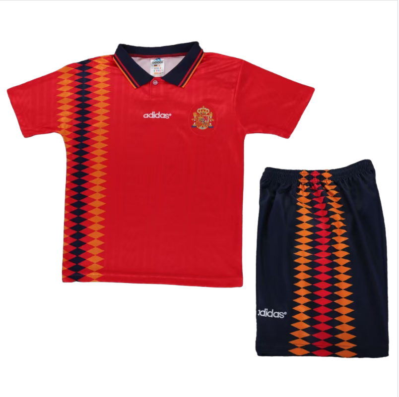 94 kids kit Spain home soccer jersey-Retro version: Ajax 24-25 Home Stadium Jersey - Fans Version : Adidas luxuryfootballshirts.com: https://www.luxuryfootballshirts.com/