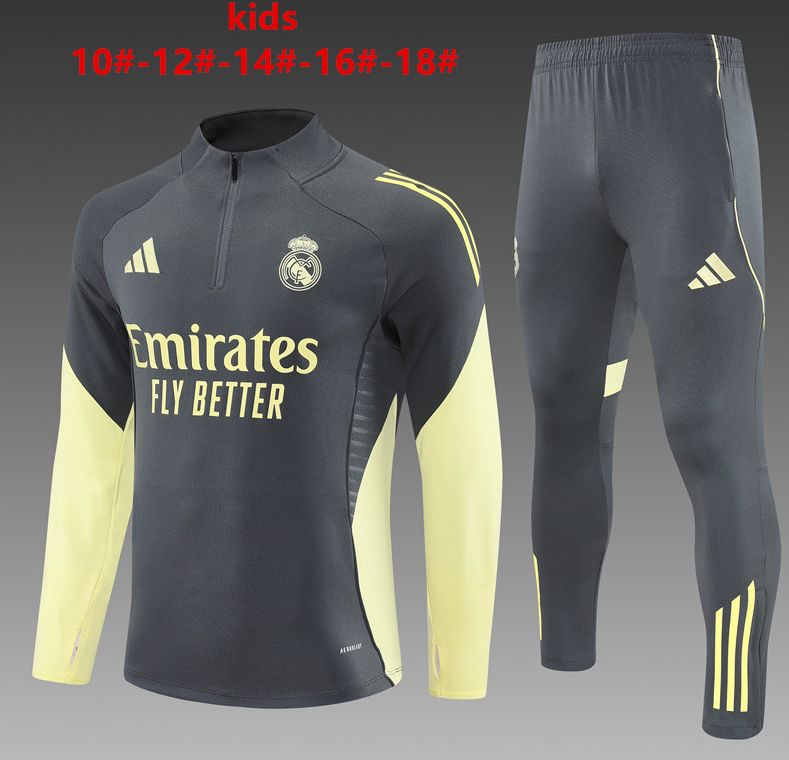 25-26 Real Madrid kids long-sleeved half-pull training suit kit: Ajax 24-25 Home Stadium Jersey - Fans Version : Adidas luxuryfootballshirts.com: https://www.luxuryfootballshirts.com/