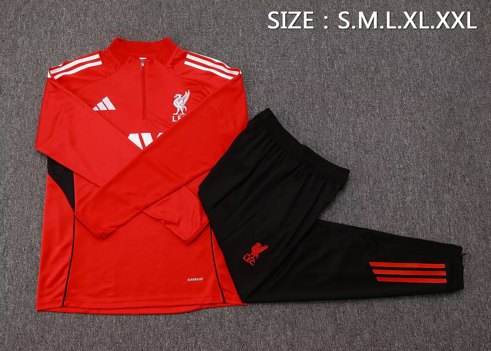 25-26 Liverpool adult long-sleeved half-pull training suit kit: Ajax 24-25 Home Stadium Jersey - Fans Version : Adidas luxuryfootballshirts.com: https://www.luxuryfootballshirts.com/