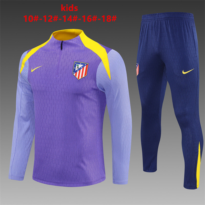 25-26 Atletico Madrid kids long-sleeved half-pull training suit kit: Ajax 24-25 Home Stadium Jersey - Fans Version : Adidas luxuryfootballshirts.com: https://www.luxuryfootballshirts.com/