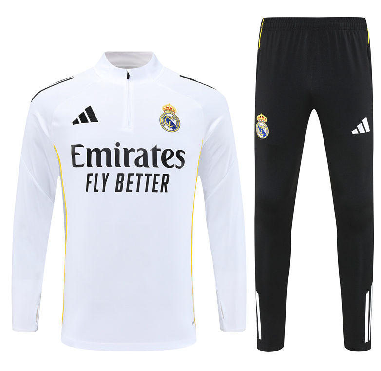 25-26 Real Madrid adult long-sleeved half-pull training suit kit: Ajax 24-25 Home Stadium Jersey - Fans Version : Adidas luxuryfootballshirts.com: https://www.luxuryfootballshirts.com/