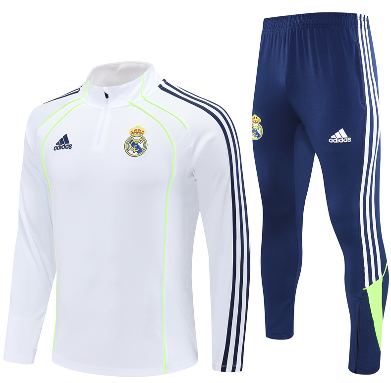 25-26 Real Madrid adult long-sleeved half-pull training suit kit: Ajax 24-25 Home Stadium Jersey - Fans Version : Adidas luxuryfootballshirts.com: https://www.luxuryfootballshirts.com/