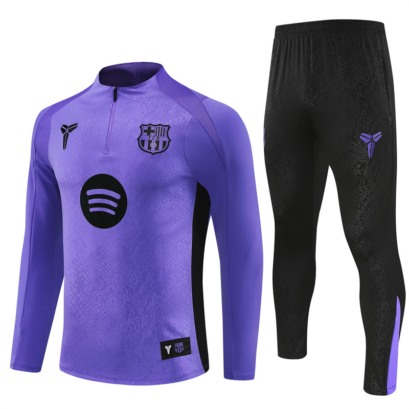 25-26 Barcelona adult long-sleeved half-pull training suit kit: Ajax 24-25 Home Stadium Jersey - Fans Version : Adidas luxuryfootballshirts.com: https://www.luxuryfootballshirts.com/