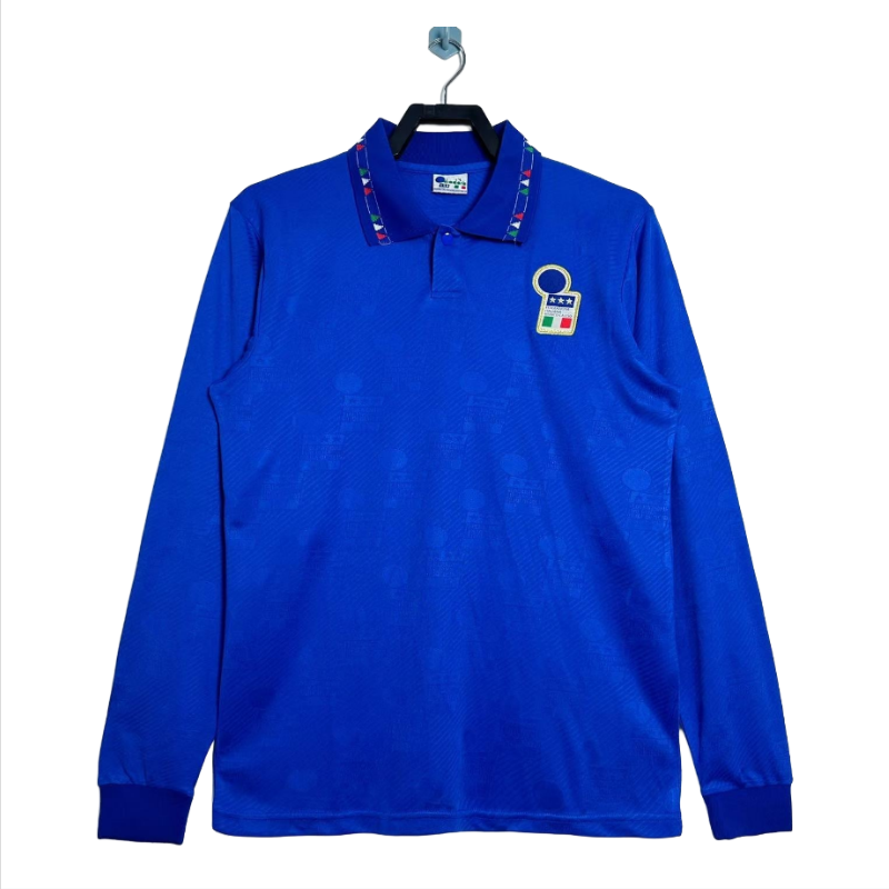 94 Italy home soccer jersey-Long Sleeve Retro version: Ajax 24-25 Home Stadium Jersey - Fans Version : Adidas luxuryfootballshirts.com: https://www.luxuryfootballshirts.com/
